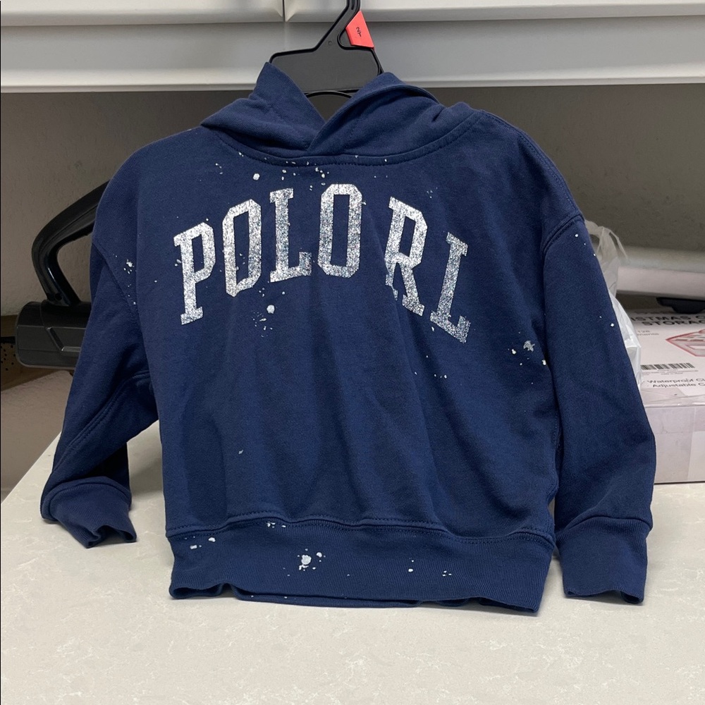 Polo by Ralph Lauren Navy Blue Kids Hoodie 2T